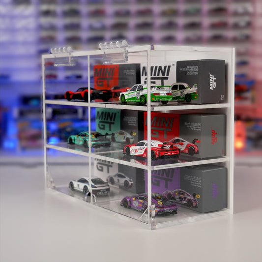 Nerd Case Signature 6, Acryl Display Case passend für Kaido House ®, MiniGT ® & 1:64 Modelle