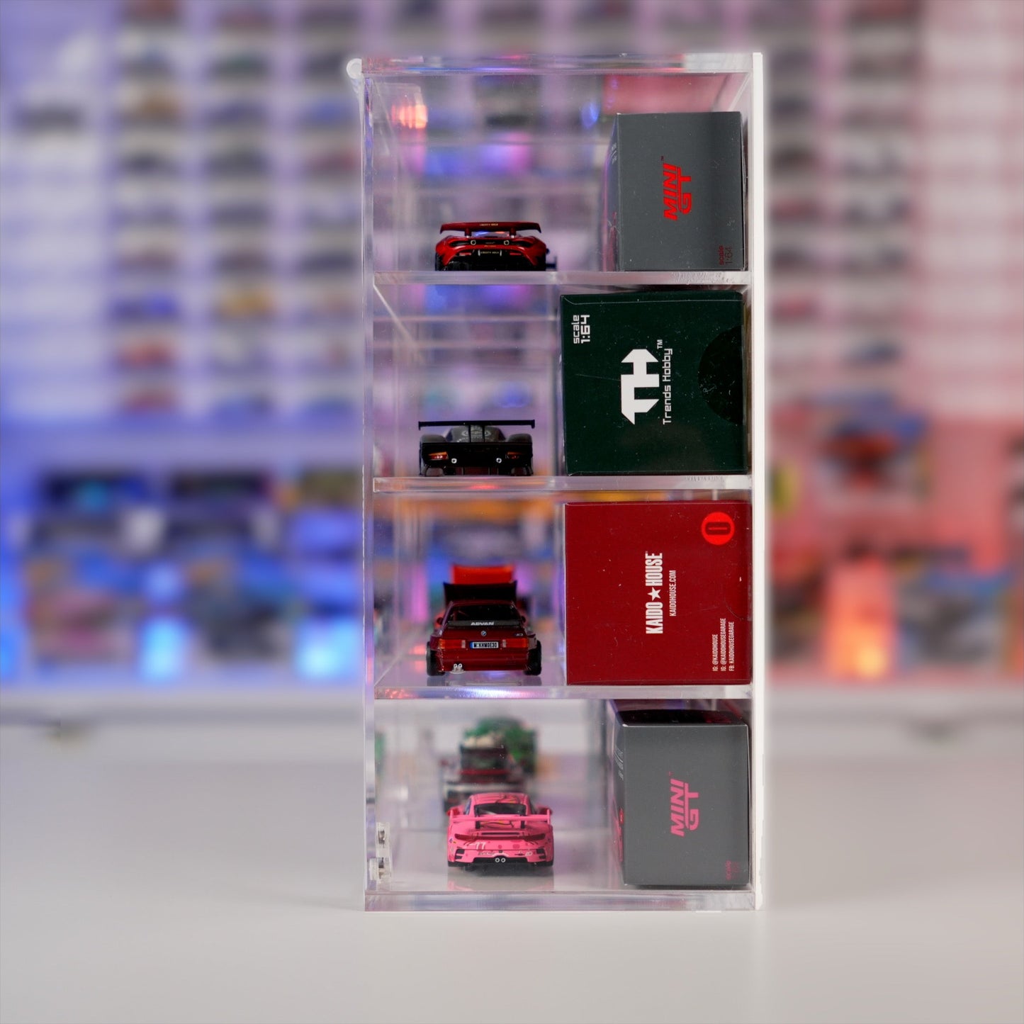 Nerd Case Signature 12, Acryl Display Case passend für Kaido House®, MiniGT® & 1:64 Modelle