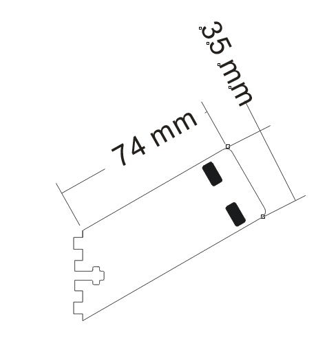Diecast Display Case 38 Autos 1:64