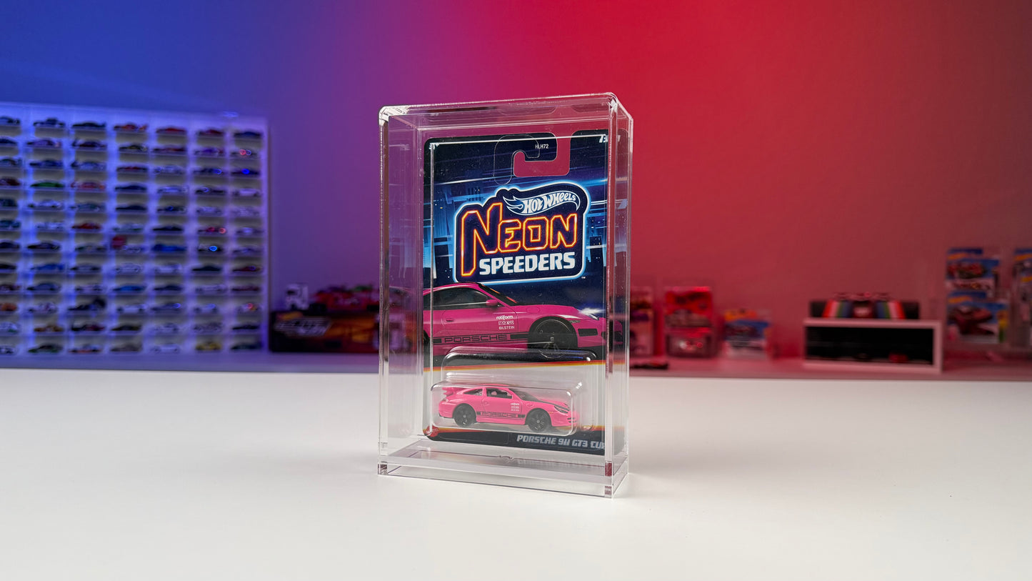 Hot Wheels Acryl Display Case, RLC/ Silver Series/ Long Card Modelle