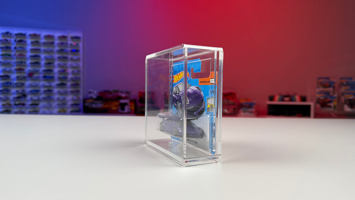 Hot Wheels Acryl Display Case, Mainliner Short Cards