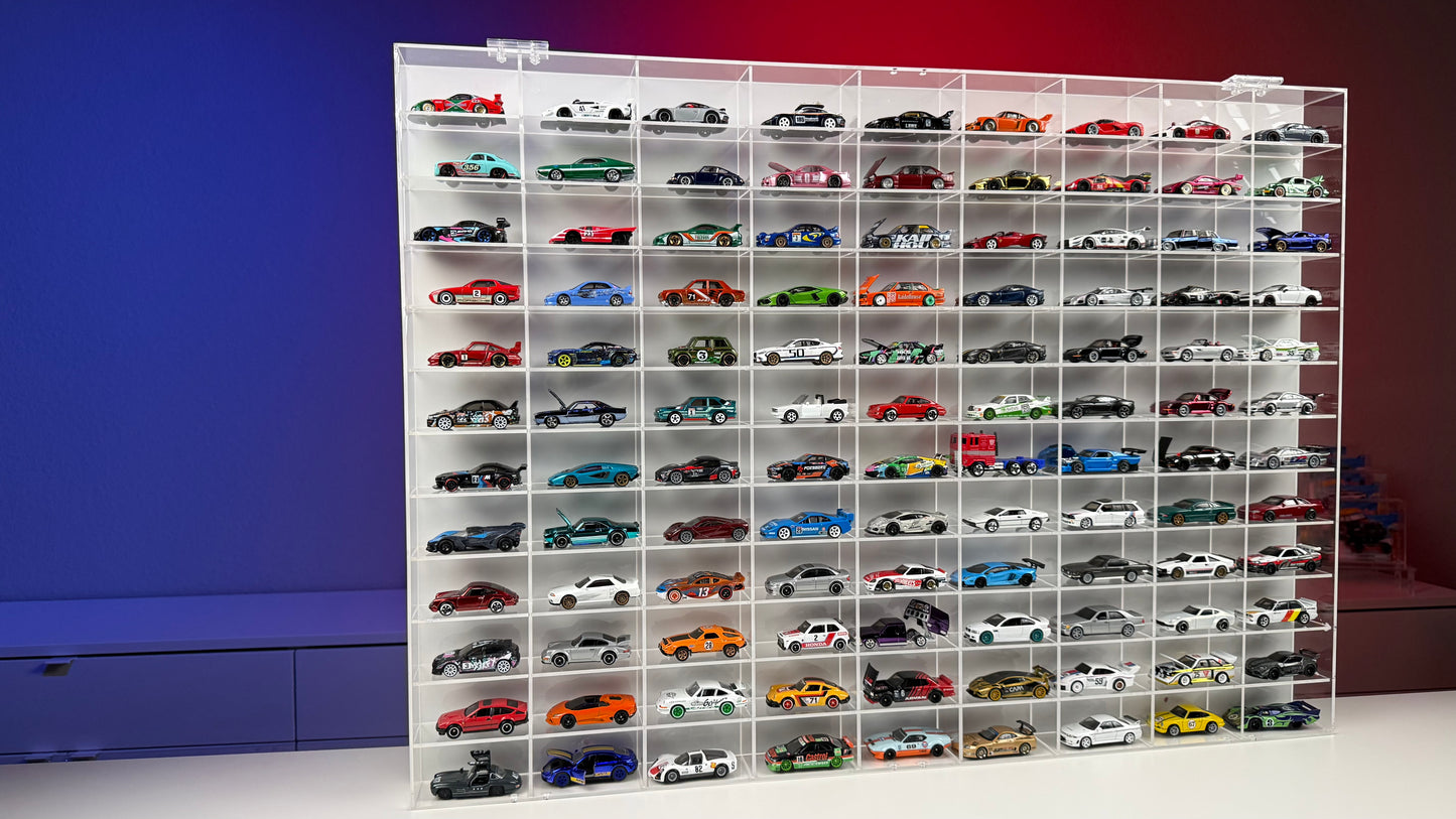 Diecast Display Case 108 Autos 1/64