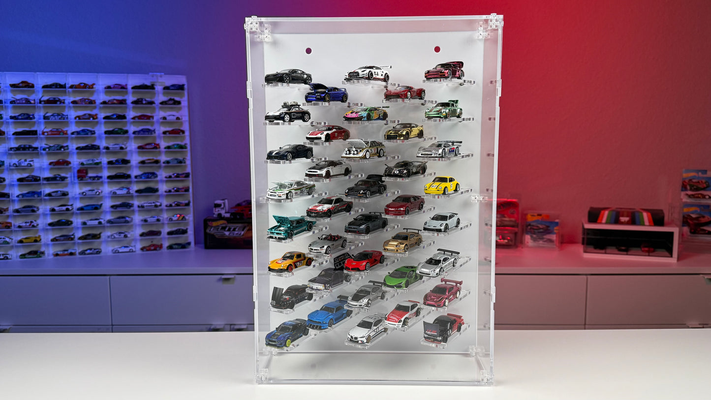 Diecast Display Case 38 Autos 1:64
