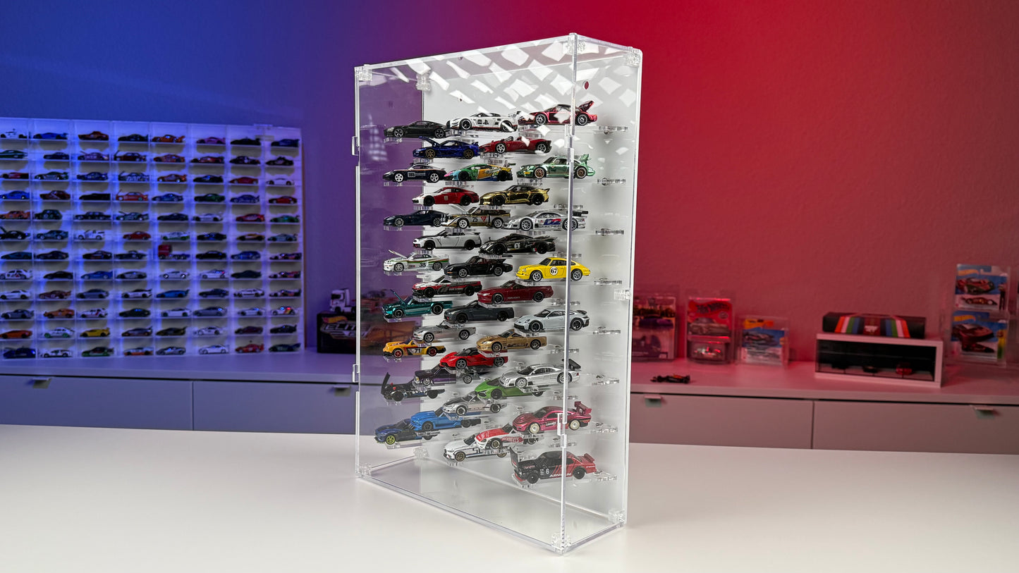 Diecast Display Case 38 Autos 1:64