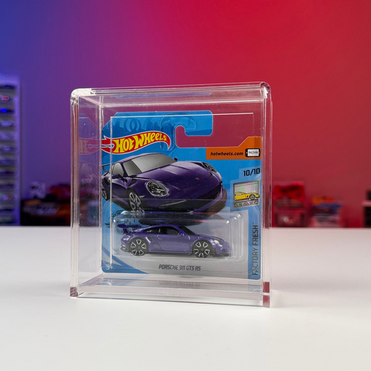 Hochwertiges Acryl Display Case passend für Hot Wheels® Mainline Short Cards
