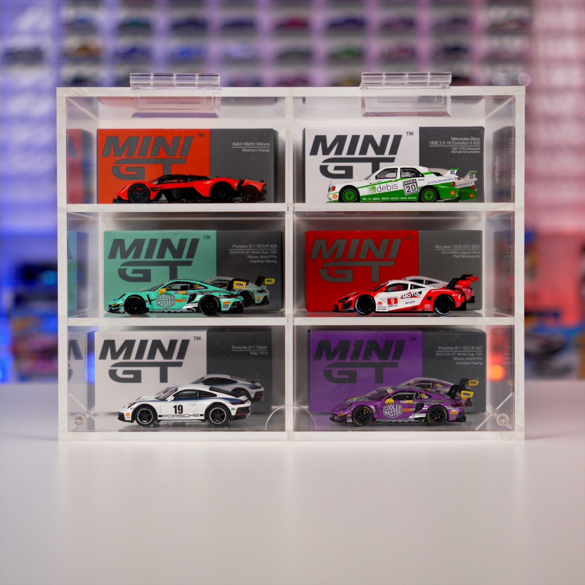 Signature Luxus Display Case Vitrine für Mini GT® Kaido House® Trends Hobby® Modelle